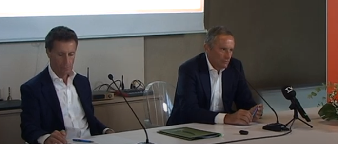  Sergio Iorio presenta il progetto della nuova Pistoiese al Nursery Campus di Pistoia. Parla Vannino Vannucci.